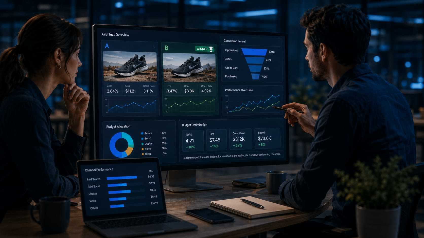 Veri Odaklı A/B Testleri ve Bütçe Optimizasyonu