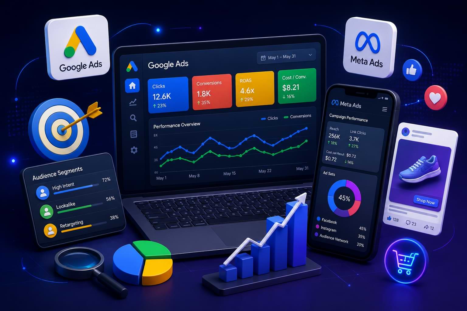 Google ve Meta ADS Reklamları Yönetimi